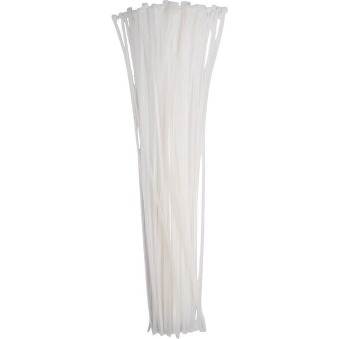 Хомут кабельный JAZZWAY 5054127 PCT 4,8х450-100WH 4,8х450 PA6,6 белый (уп.100шт)